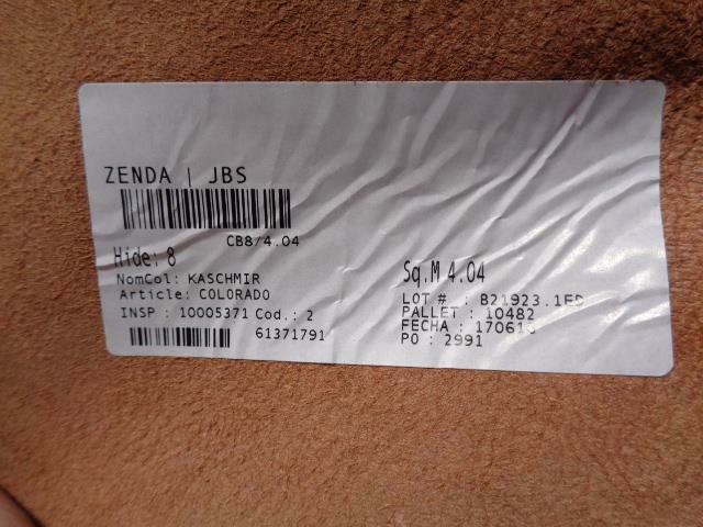 Leather Hide 43.48 Square Feet 4.04 Square Meters Beige NEW SR