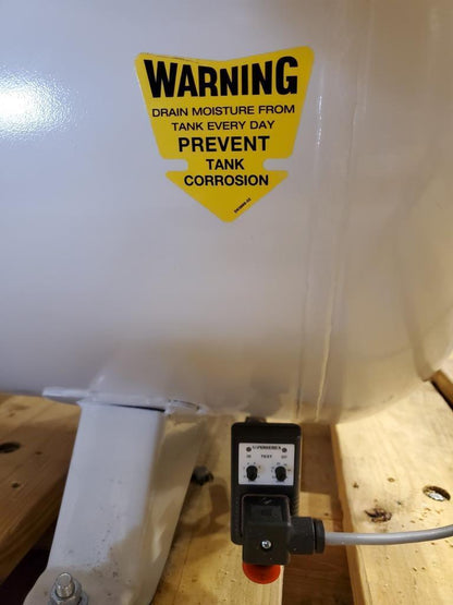 Powerex Whisper Air STES0754 Oil Less Scroll Air Compressor Drier 23scfm 120G