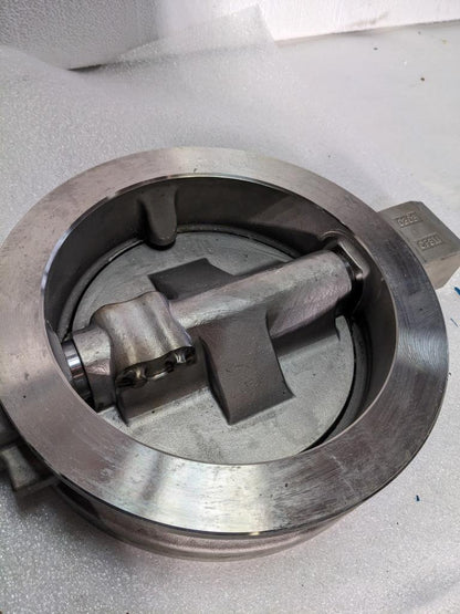 JAMESBURY STEEL WAFER-SPHERE VALVE 8" 316SS BODY 830W1136HBXZ K2