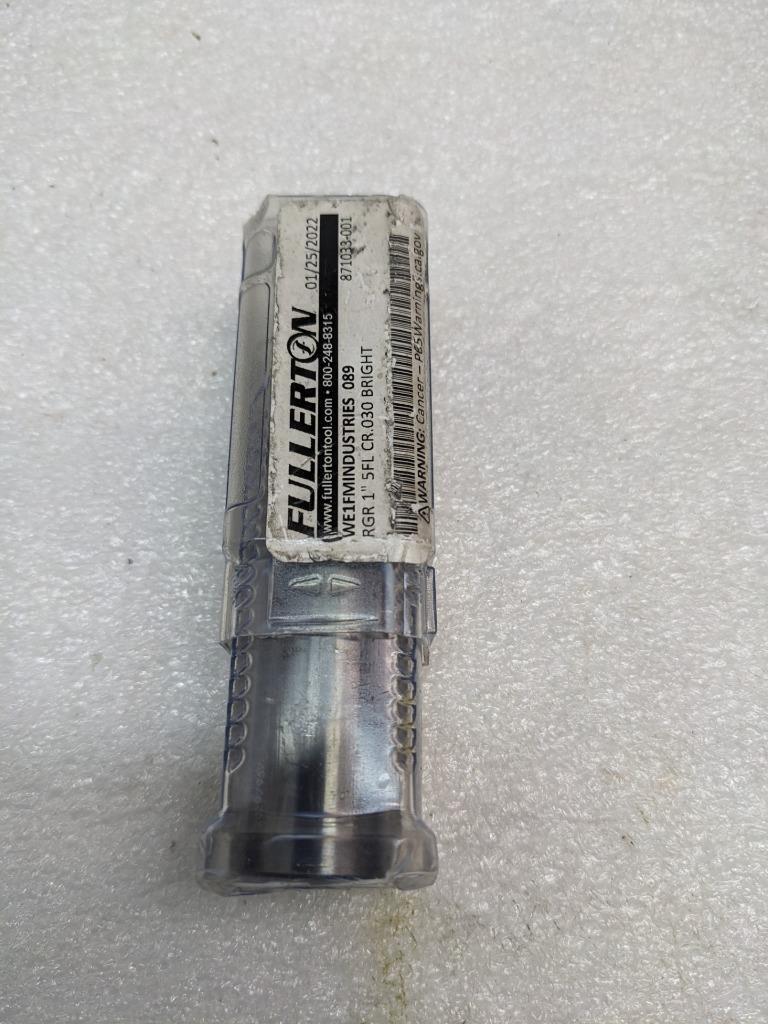 HELICAL SOLUTIONS 5 FLUKE CARBIDE CORNER RADIUS END MILL HEV-R-51000-R.030