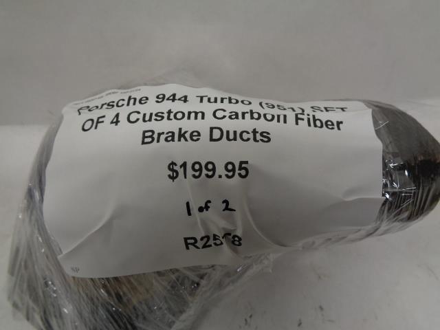 Porsche 944 Turbo (951) SET OF 4 Custom Carbon Fiber Brake Ducts R25T8