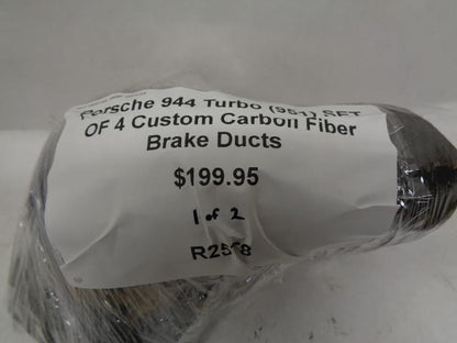 Porsche 944 Turbo (951) SET OF 4 Custom Carbon Fiber Brake Ducts R25T8