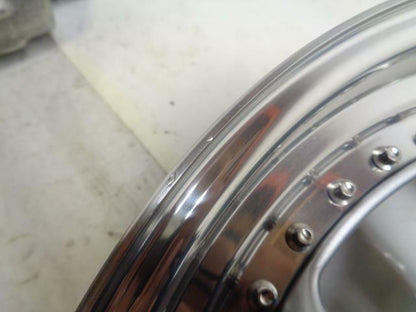 RH 3.6 Turbo Front 18X8.5 5X130 ET47 3PC SILVER WHEEL PORSCHE STYLE WHEEL NEW