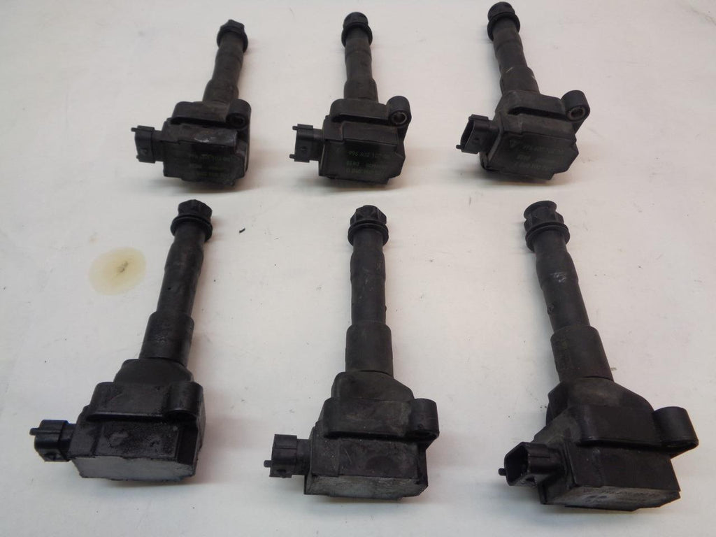 USED SET OF 6 PORSCHE 996 986 BOXSTER BERU IGNITION COILS 996.602.102.00  R25T5