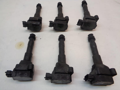 USED SET OF 6 PORSCHE 996 986 BOXSTER BERU IGNITION COILS 996.602.102.00  R25T5
