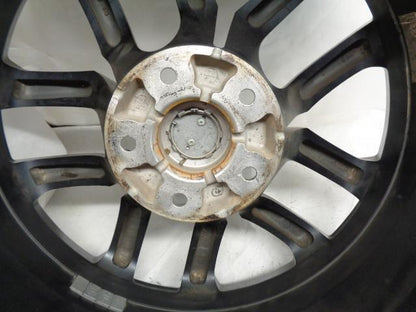 USED NISSAN 18X9 ET1 5X114.3 10 SPOKE OEM GLOSS BLACK WHEEL WR