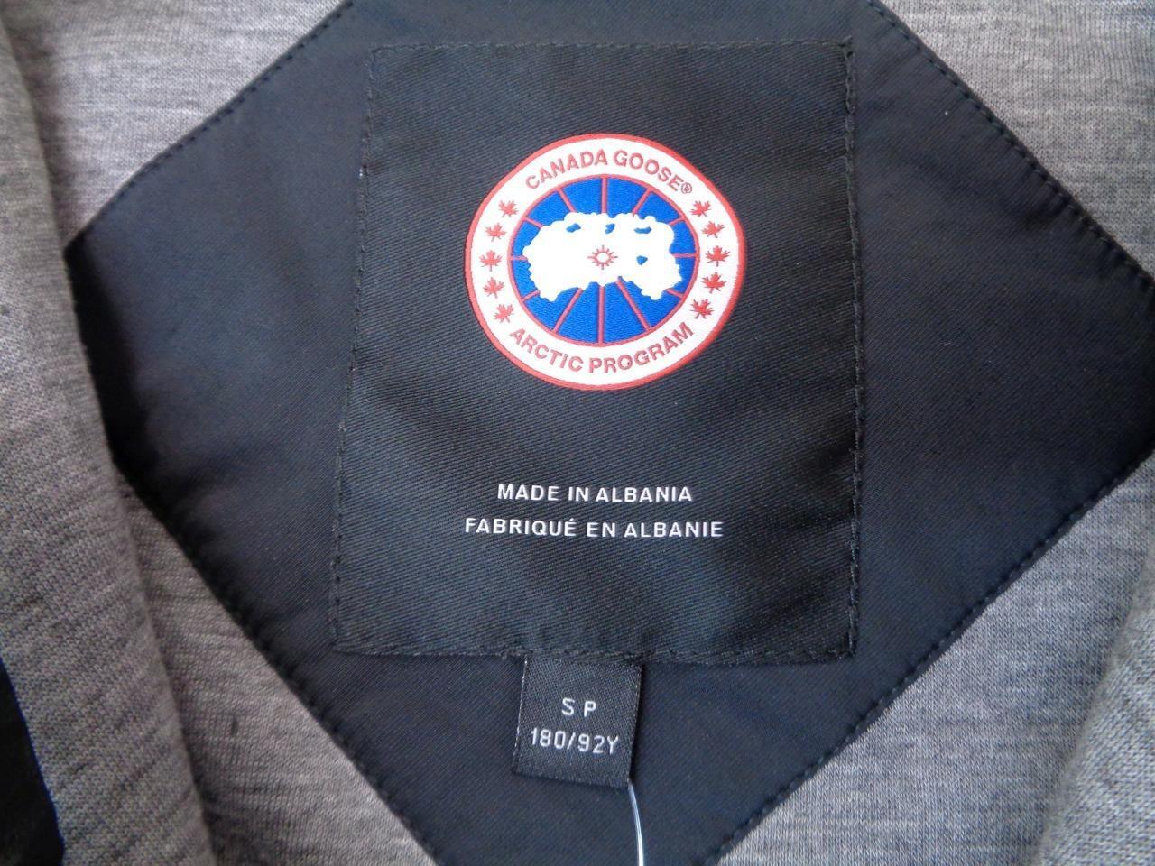 CANADA GOOSE MEN'S SIZE S BLACK KELOWNA KIND FLEECE JACKET 7017M1 SR