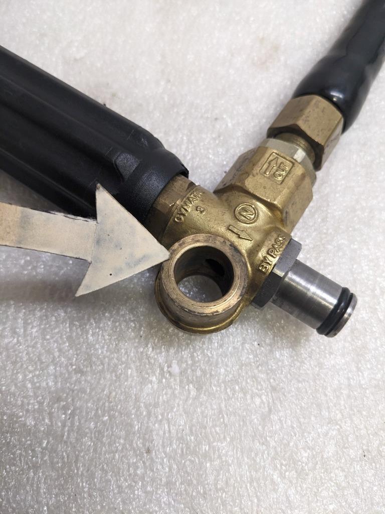 INCOMPLETE ANNOVI REVERBERI AR20082 GYMATIC 3/B UNLOADER VALVE 5.5GPM USED R27