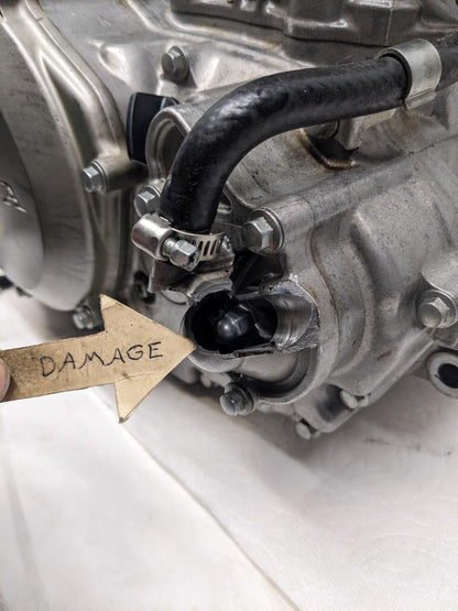 DAMAGED HONDA ATV ENGINE FOR 2004-2005 HONDA SPORTRAX 450 TRX450R 2X4 USED B2