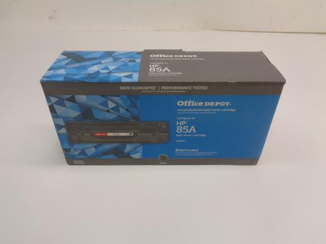REMAN BLACK TONER CARTRIDGE OFFICE DEPOT OD85A (HP 85A / CE285A) GTG85AP SR