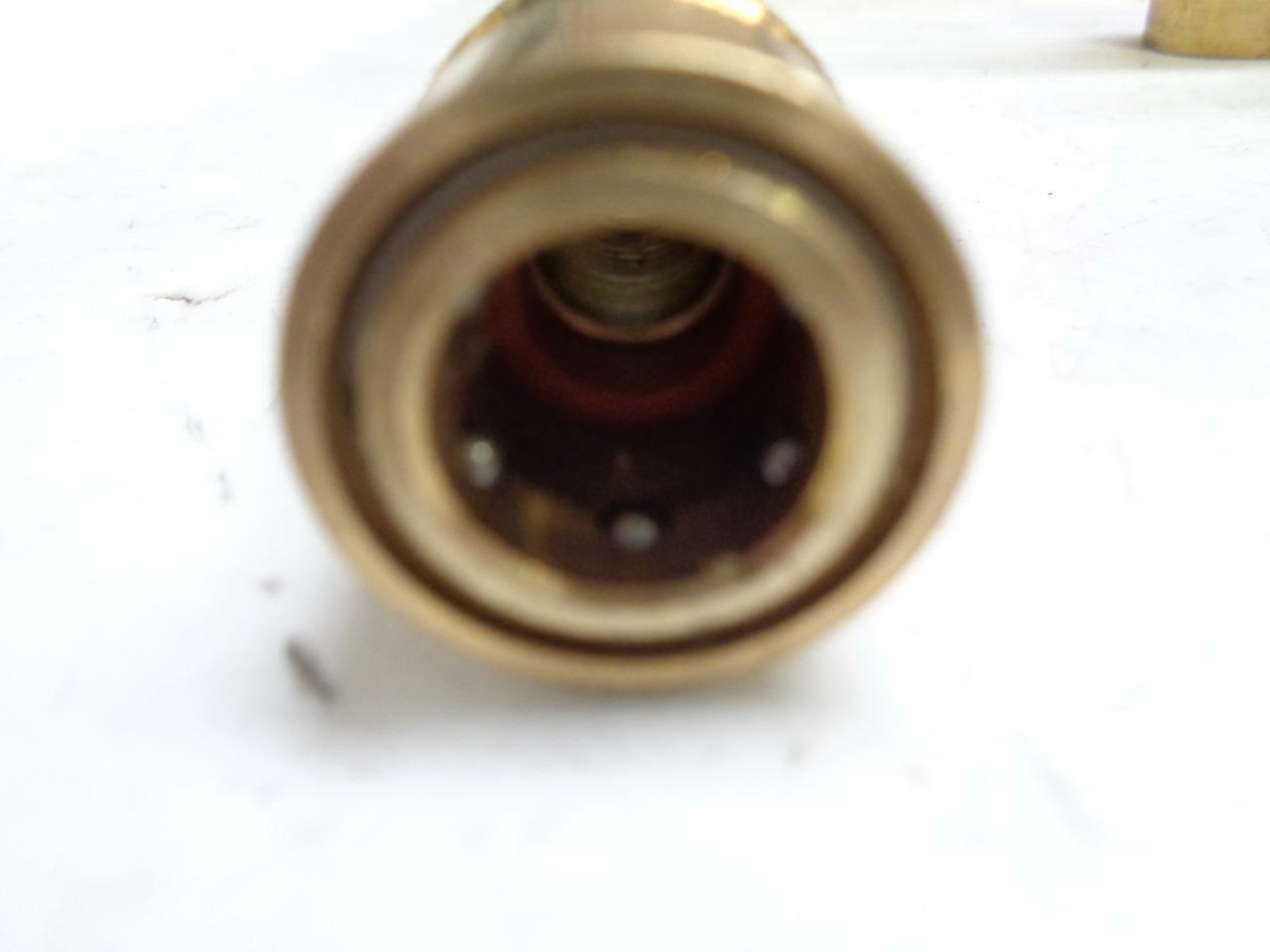 1 NEW PACK OF 8 PARKER PPE 300 SERIES BRASS HOSE QUICK GAS COUPLERS R10TD