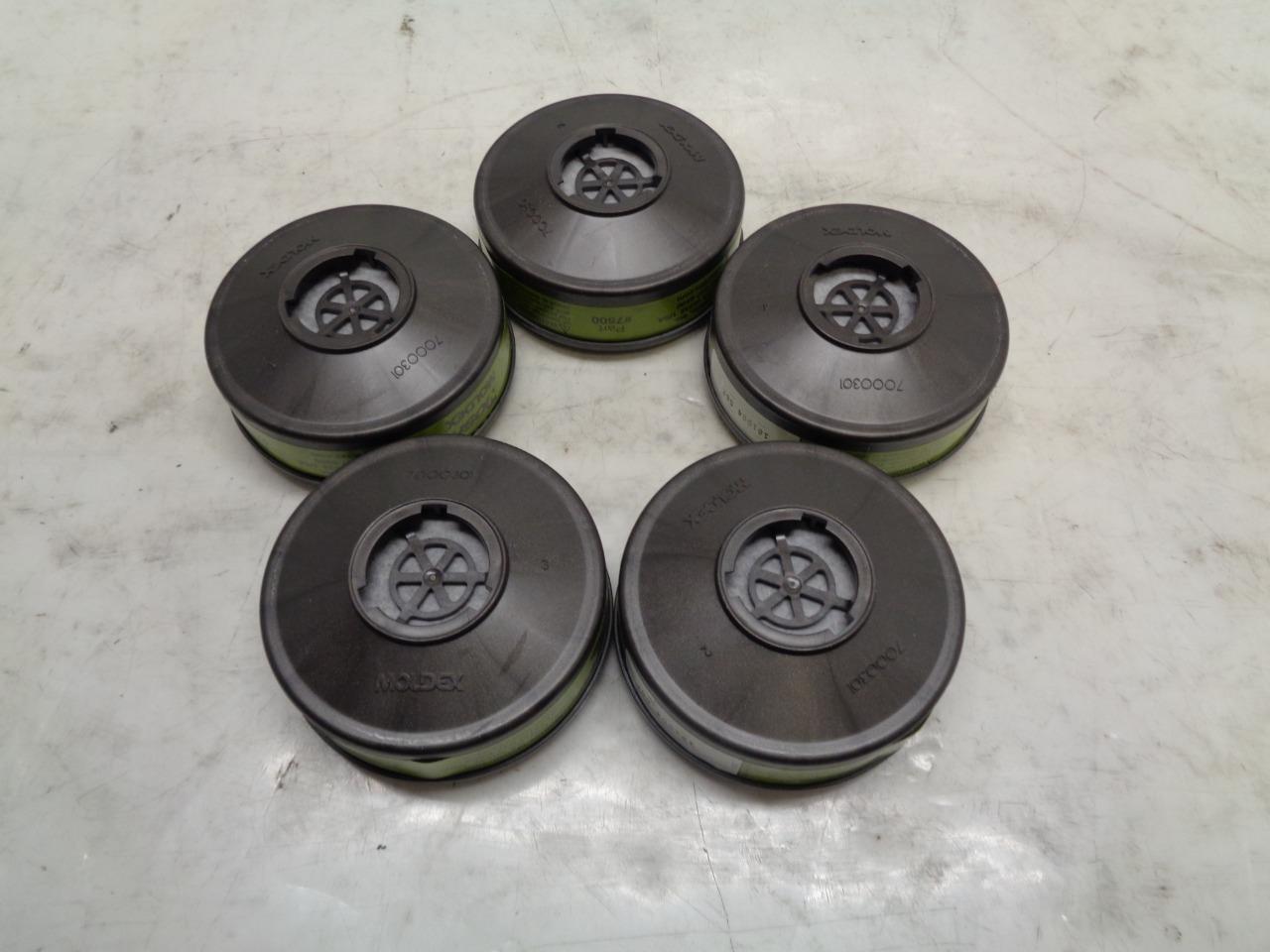 NEW MOLDEX AIR PURIFYING FORMALDEHYDE CARTRIDGES #7500 (PACK OF 5) R30T1