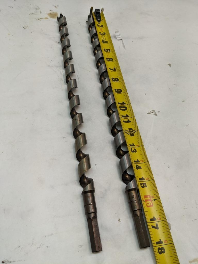 2 GREENLEE NAIL EATER DRILL BITS 66PT-3/4 18 INCHES 457MM 3/4 19MM NEW D0