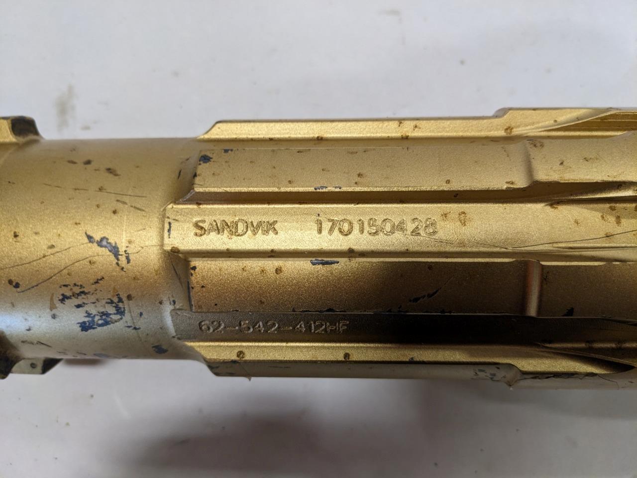 SANDVIK  62-542-412HF HAMMER DRILL BUTTON BIT 4-3/4" HEAD DIAM. 1' LONG BSRG6