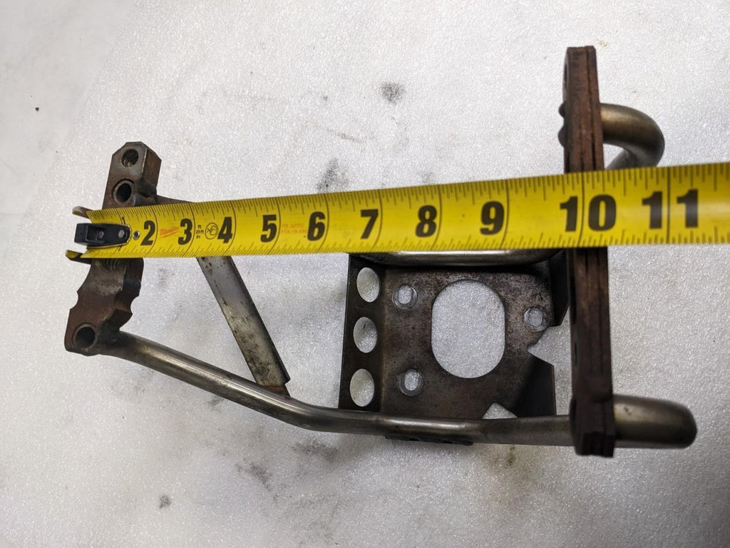 PORSCHE BOXSTER 987 05-08 MUFFLER SUPPORT BRACKET LEFT 99611112755 USED 996B.G.L