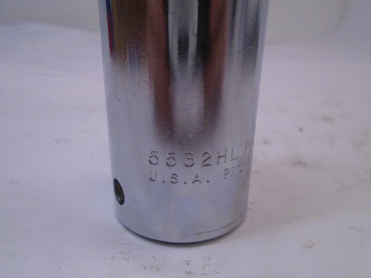 NEW STANLEY PROTO 3/4 IN. DR. DEEP SOCKET 1 IN. 6 PT. 5532HL R22