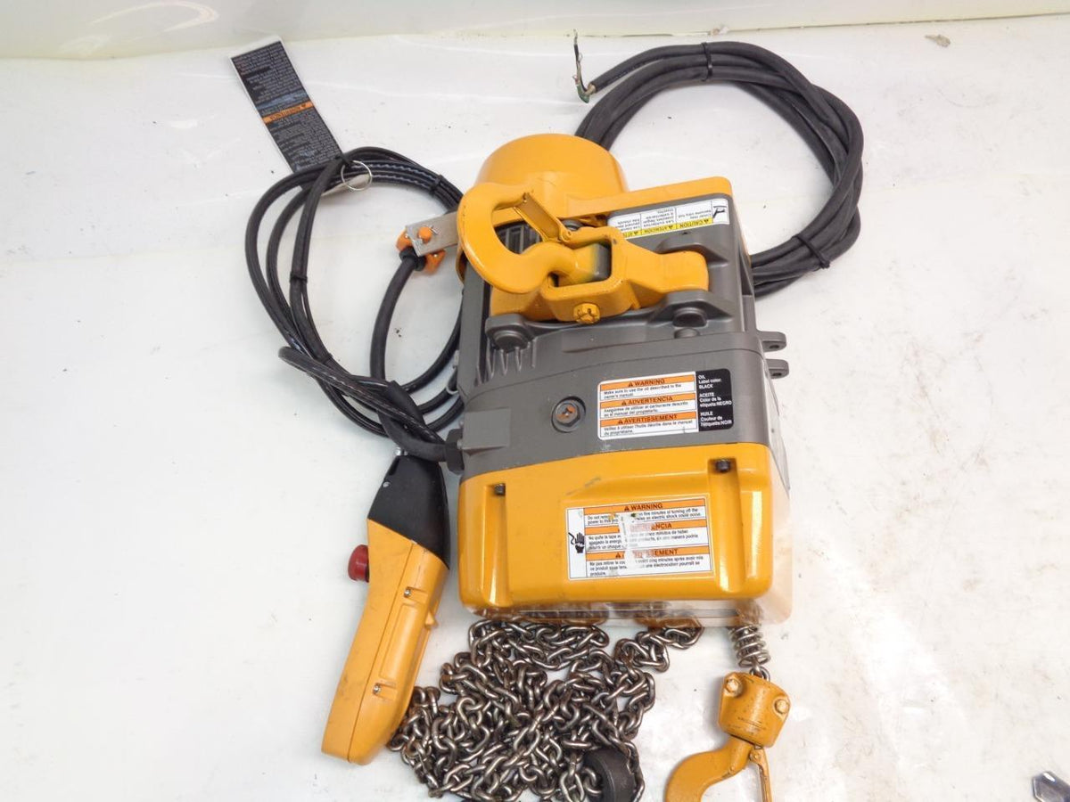 HARRINGTON 1/2 TON ELECTRIC CHAIN HOIST EQ1A-71SY1037 NEW H1
