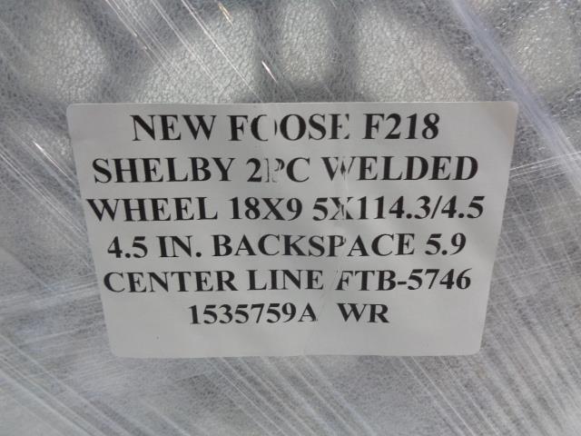 NEW FOOSE F218 SHELBY WELDED WHEEL 18X9 5X114.3  ET13 153579A WR