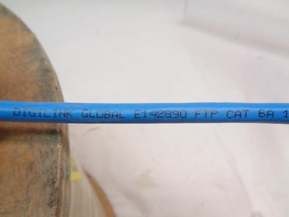 DIGILINK CAT6A CABLE 10GB PLENUM F/UTP SHIELDED 100% COPPER UL 1000FT NEW H2