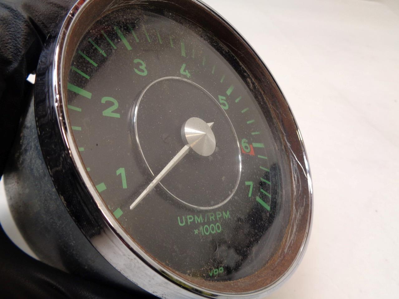 GENUINE PORSCHE 65-69 912 VDO GREEN RPM TACHOMETER 90274130201 R23TE
