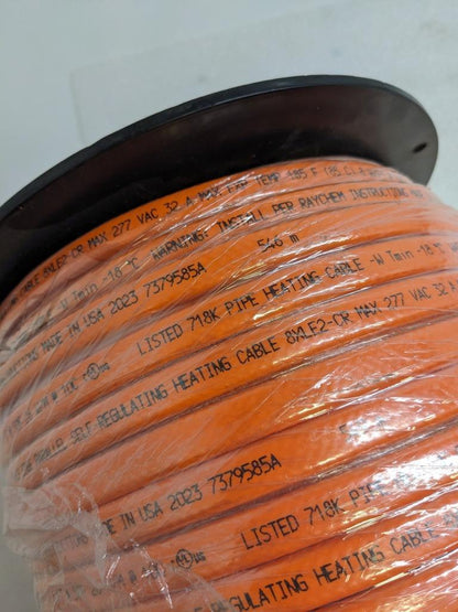 NVENT 8XLE2-CR RAYCHEM XL-TRACE SELF-REG HEATING CABLE 285 FT 205-277V NEW H2