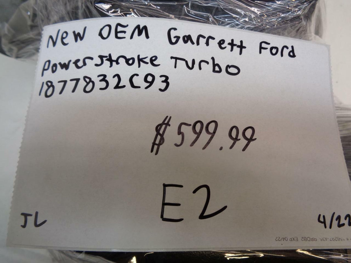 NEW OEM GARRETT FORD POWERSTROKE TURBO 1877832C93 E2