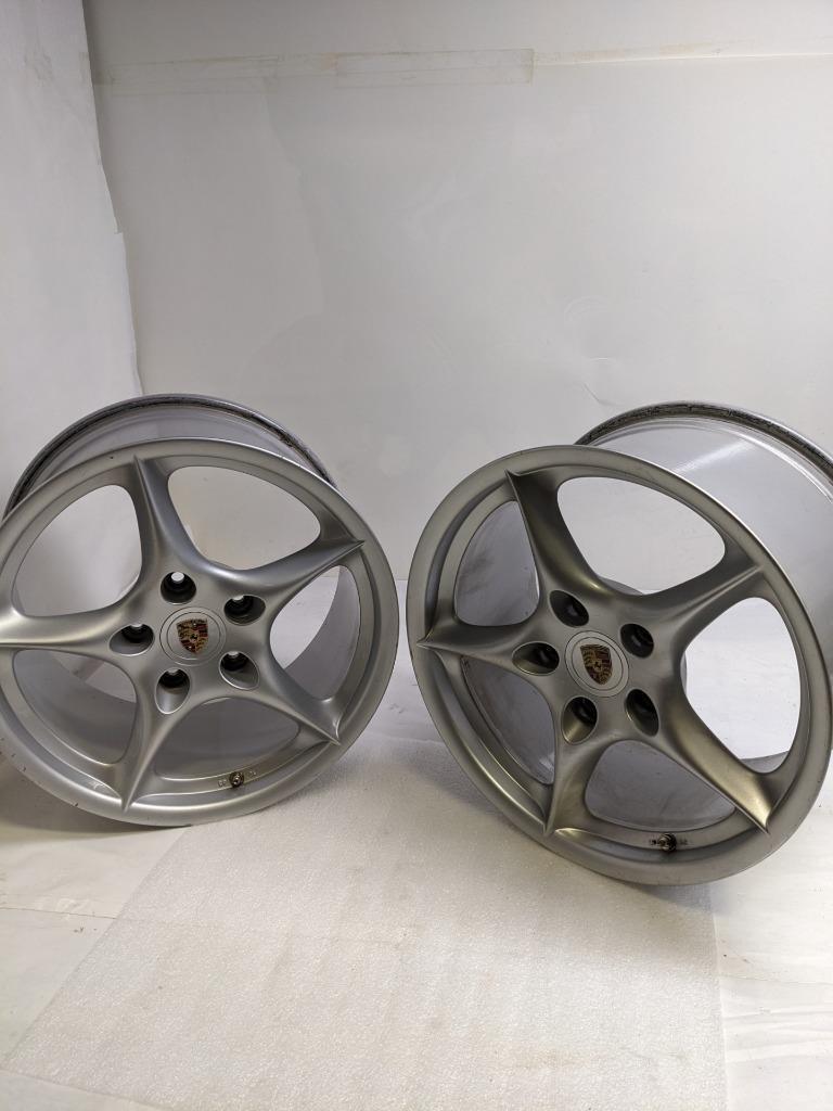 PORSCHE 99636214003, 99636213603 STAGGERED WHEEL FULL SET FOR 85-12 911 USED SR