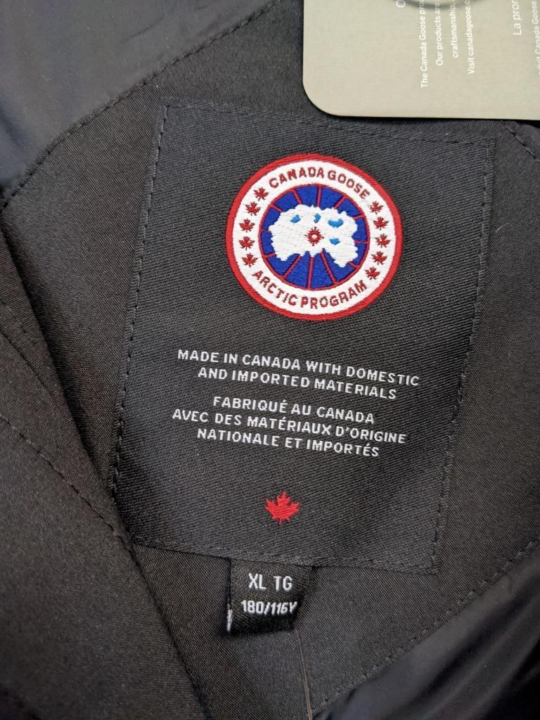 CANADA GOOSE MENS LANGFORD PARKA BLACK XL/TG 2052M NEW SR