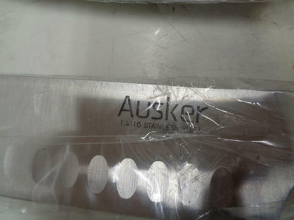 NEW AUSKER 6 PIECE STAINLESS STEEL KNIFE SET WITH BLOCK SR