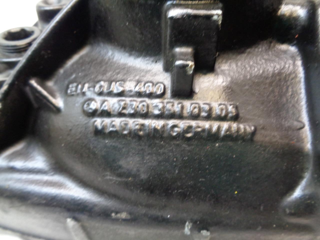04-06 MERCEDES SL500 DIFFERENTIAL DIFF REAR AXLE CARRIER 2303510305 BSIG1