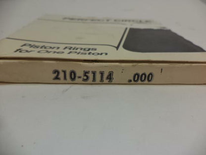 1 NEW PERFECT CIRCLE 210-5114 .000 PISTON RING SET R11TB