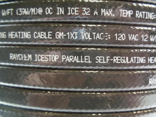 NVENT RAYCHEM ICESTOP GM1XT 120V SELF REGULATING HEATING CABLE 1000FT NEW H2