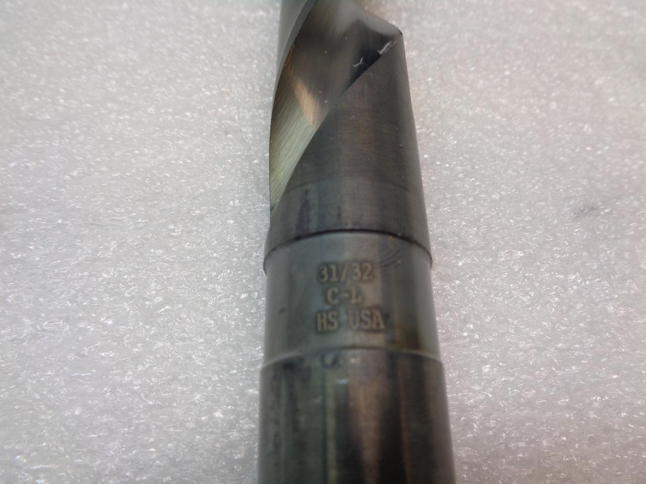 CHICAGO LATROBE 110 HIGH-SPEED STEEL TAPER SHANK BIT 31/32" DIA. 11"L R22T6BM2