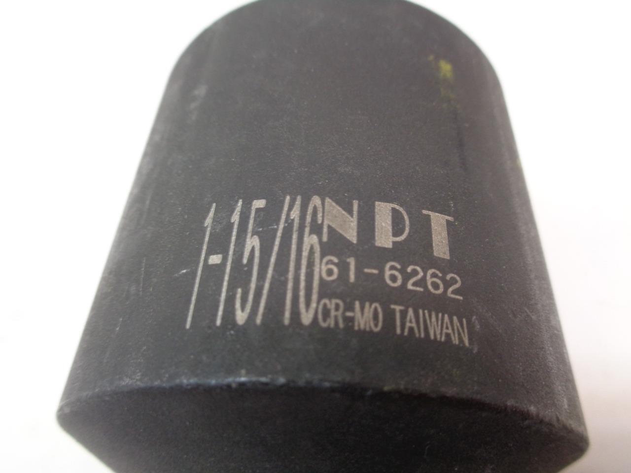 NEW NAPA PROFESSIONAL TOOLS 61-6262 1-15/16" IMPACT SOCKET R22