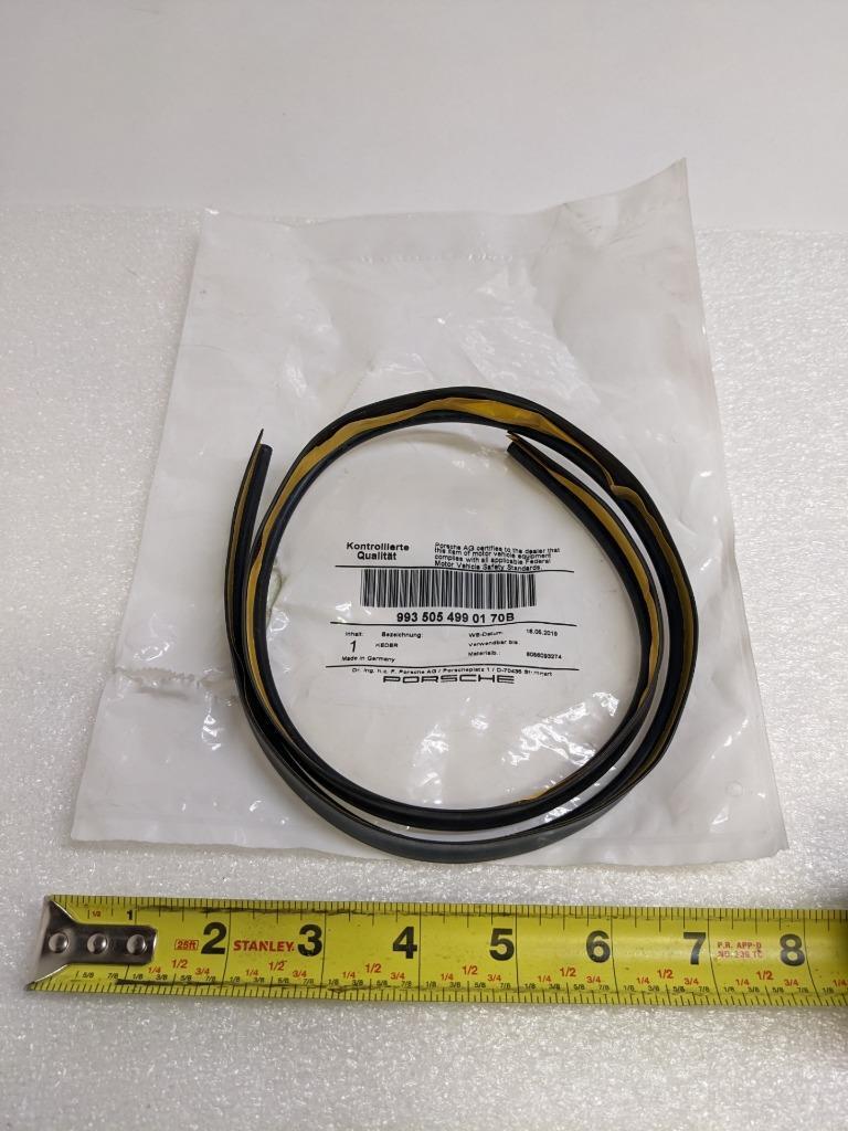 PORSCHE 9935054990170B FRONT BUMPER BLACK PIPING FOR 95-98 911 993 NEW PGB2TB