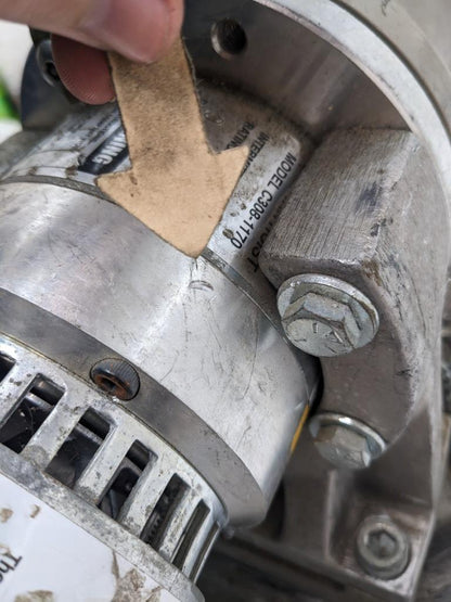 AB CHANCE C308-1170 CAPSTAN HOIST 1000 LB CAPACITY WITH SWIVEL BASE 115V USED H1