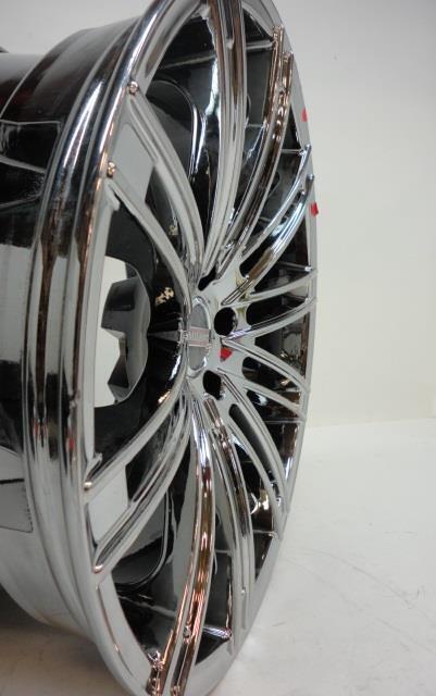 NEW MILANNI 9032 KHAN WHEEL CHROME FINISH 20X10.5 5X115 WR