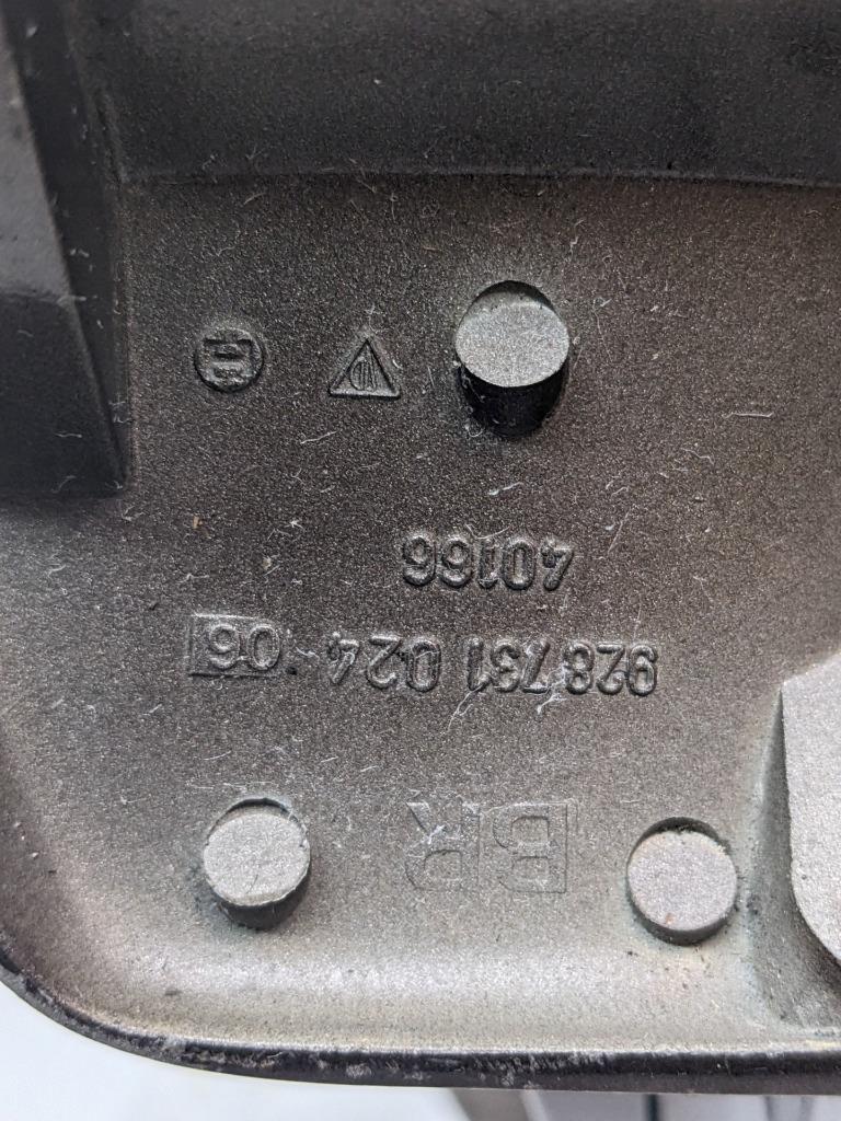 PORSCHE 928/944 FRONT RIGHT PASSENGER EXTERIOR FRAME-GRAY-92873102406 USED R25