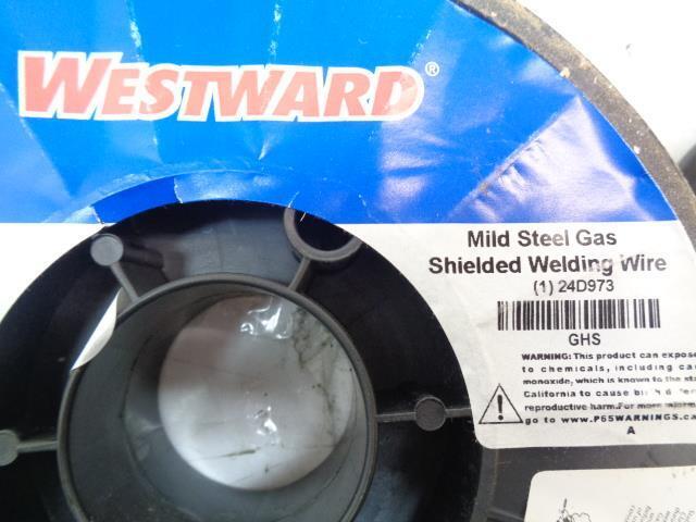 2 WESTWARD 24D973 WELDING WIRE CARBON STEEL ER70S-6 0.03" DIA 11LBS NEW R14