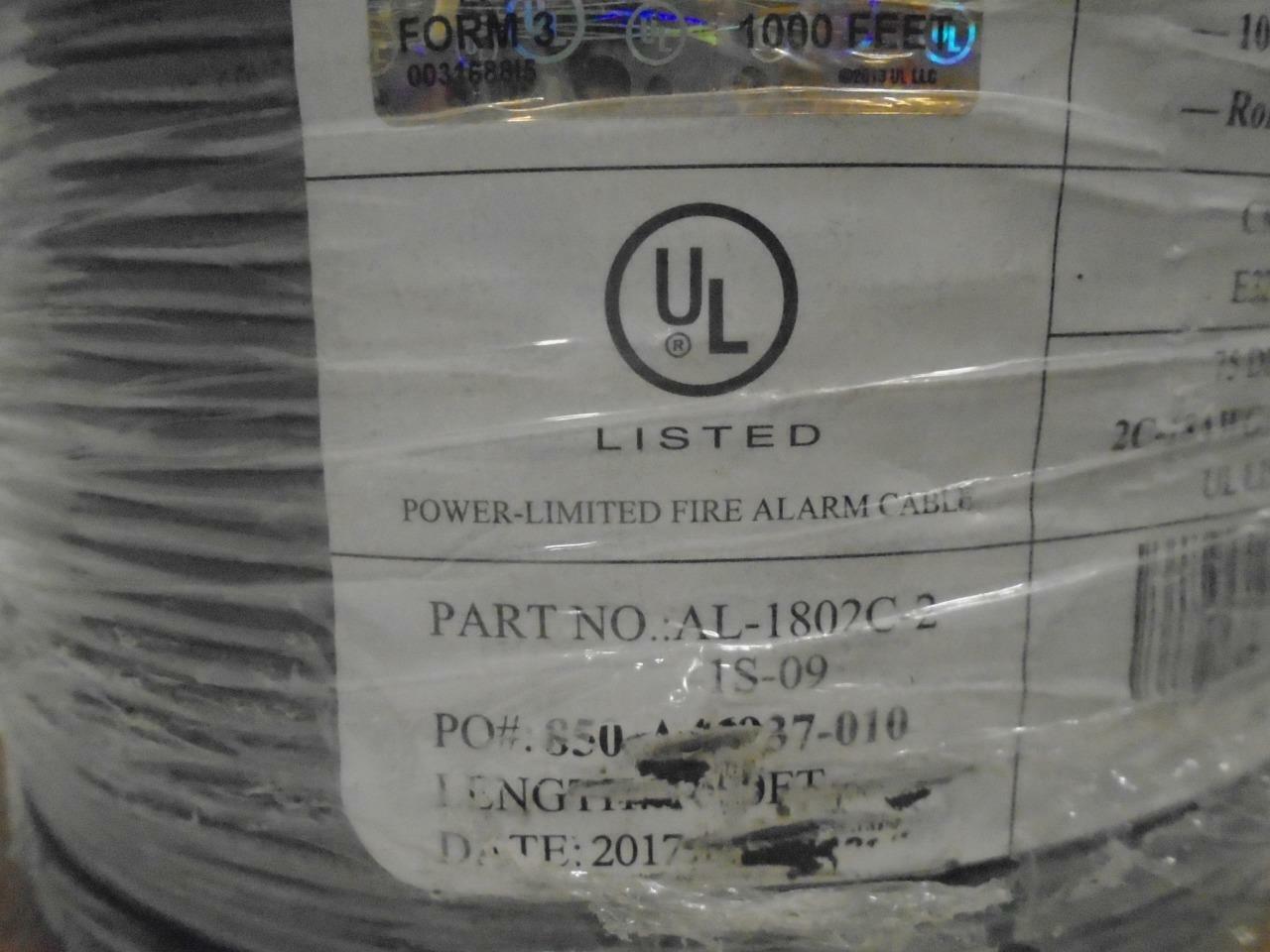 NEW Commscope 1000' 18AWG Dual Shielded Coaxial Cable MADE IN USA F677TSVV L4