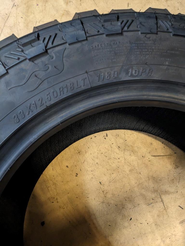 KPATOS FM 523 MT BSW LT 33 12.5 18 118Q LRE 10PLY TIRE 0305H CQ3