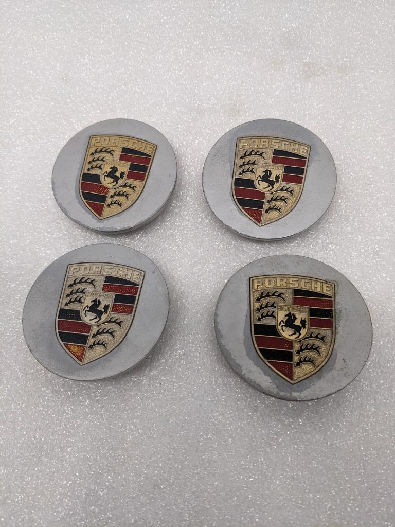PORSCHE 92836103211 SET OF CENTER CAPS FOR PORSCHE 928 GTS USED #1 R24T1