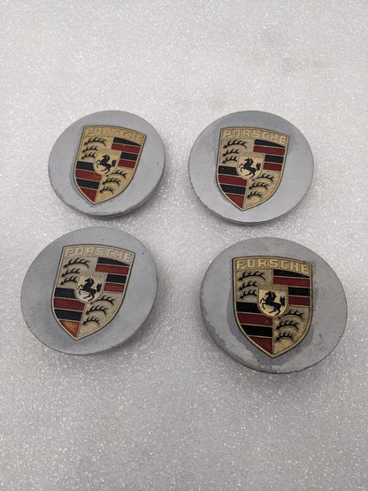 PORSCHE 92836103211 SET OF CENTER CAPS FOR PORSCHE 928 GTS USED #1 R24T1