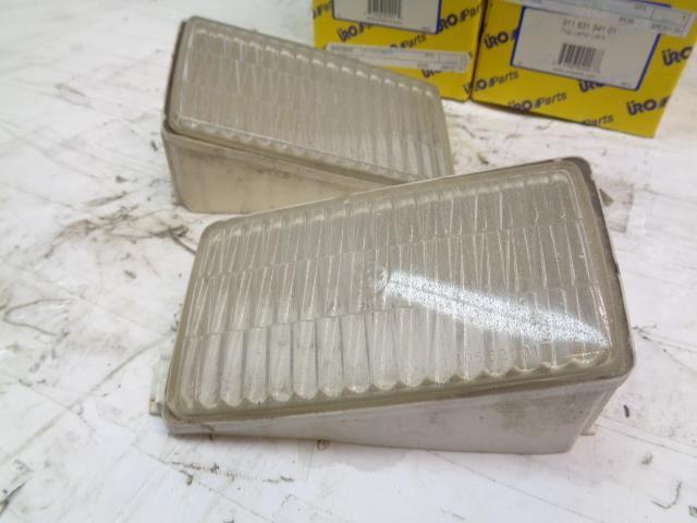 PORSCHE 911631941 AND 91163194201 FOG LAMP LENS FOR G BODY PORSCHE 911 USED R20t