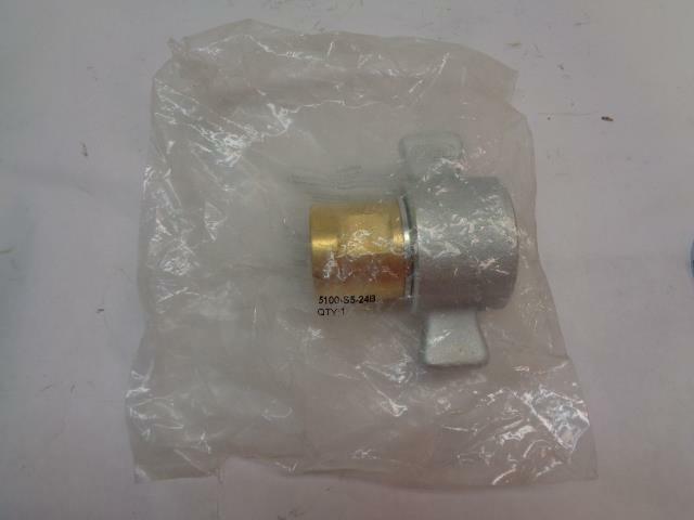 1 NEW EATON VALVED QUICK CONNECT 1-1/2" SOCKET/COUPLING BRASS 5100-S5-24B R10TD