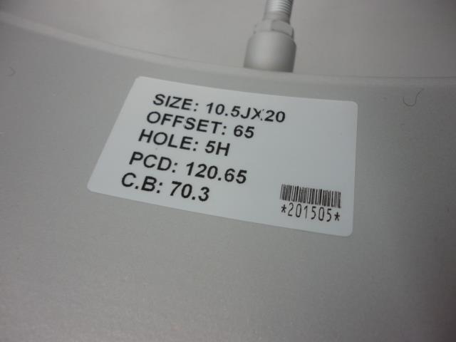 1 NEW XO LUXURY VERONA 20X10.5 5X4.75 LUG ET65 SILVER WHEEL X253 WR