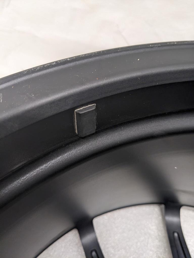 1 HONDA WHEEL 42700T60A92 19X9.5 ET60 POWDER COAT BLACK 5X120 NEW B2