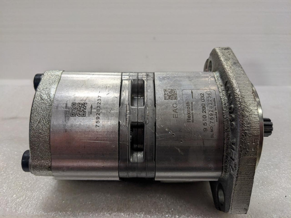 REXROTH TANDEM GEAR PUMP 9510290032/1515500013 BSRG5