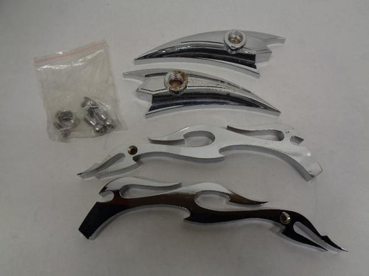 1 NEW VOLAR MOTORSPORT FLAME DESIGN SIDE MIRRORS M004 R16