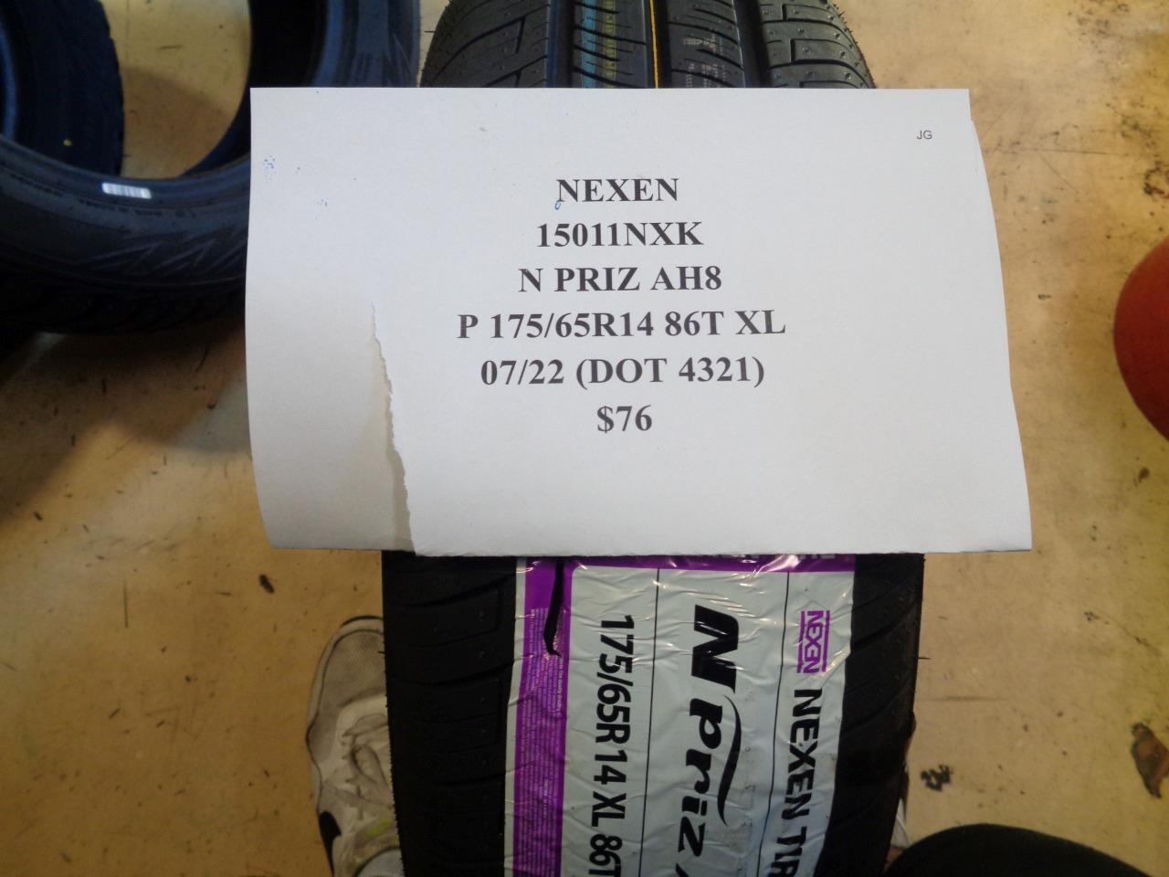 1 NEXEN NPRIZ AH5 P 175 65 14 86T XL ALL SEASON TIRE 15011NXK CQ1